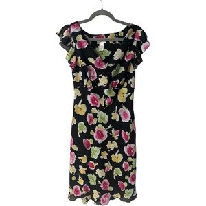 A beautiful Jane Alexander floral dress in size 12 lined.